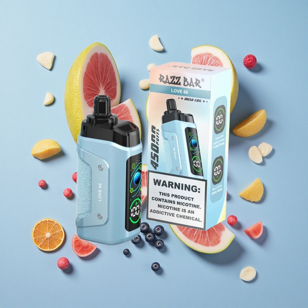 Razz Bar 45000 Puffs Sigaretta elettronica usa e getta Amore 66 con Bobina Mesh 1.0 Ohm