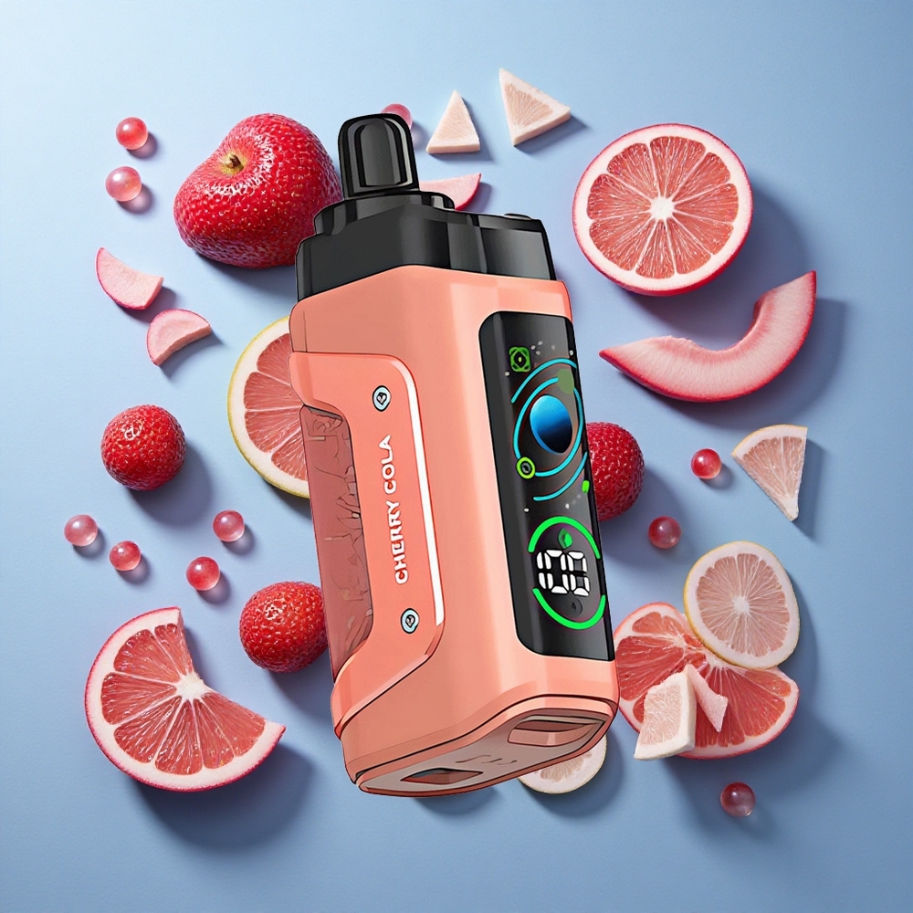 Razz Bar 45000 Puffs Sigaretta elettronica usa e getta Ciliegia Cola con Bobina Mesh 1.0 Ohm