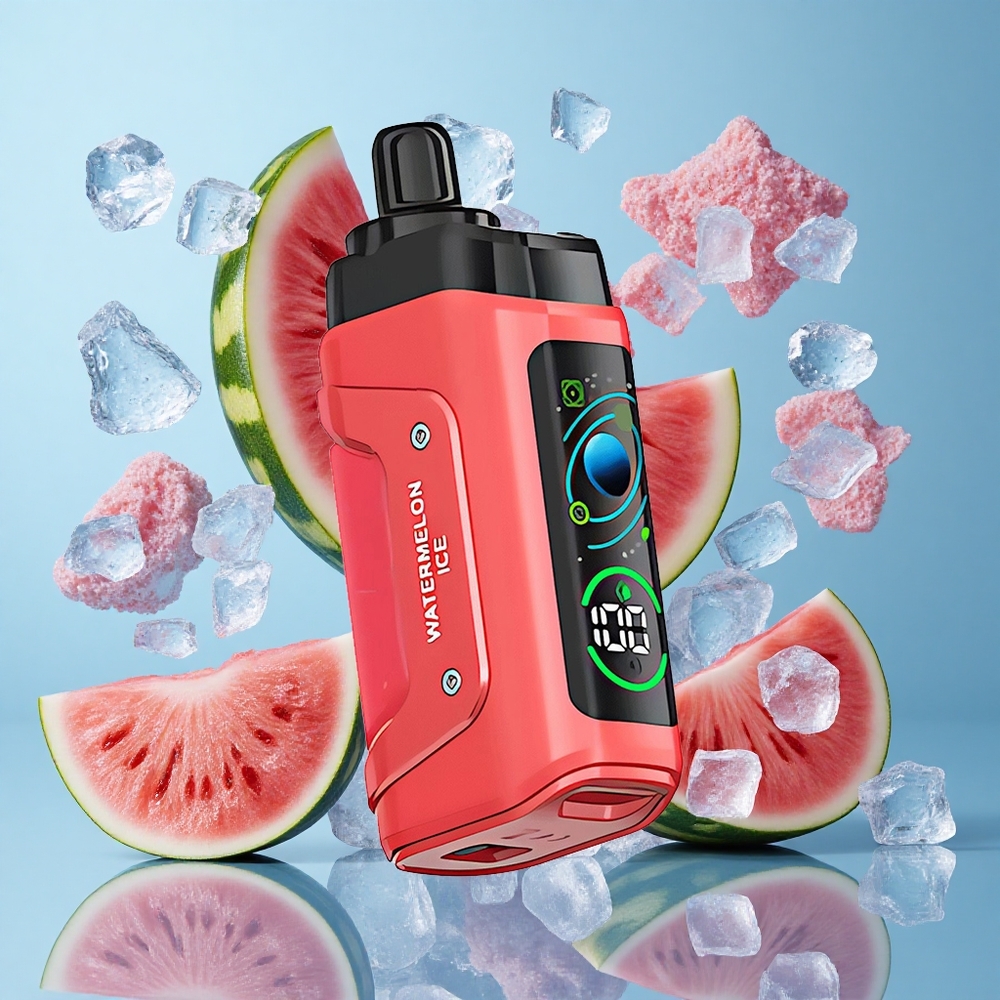 Razz Bar 45000 Puffs Sigaretta elettronica usa e getta Ghiaccio d'Anguria con Bobina Mesh 1.0 Ohm