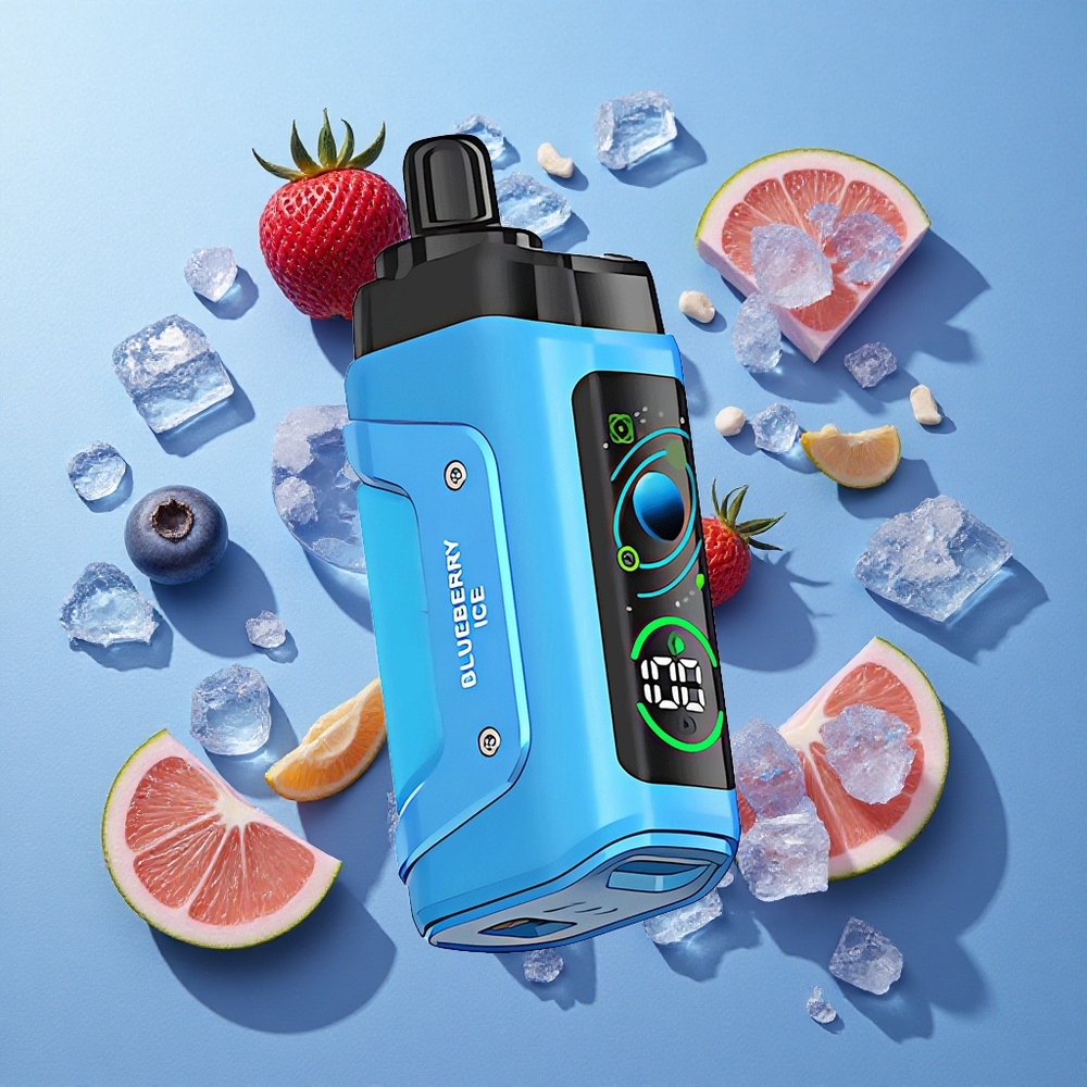 Razz Bar 45000 Puffs Sigaretta elettronica usa e getta Mirtillo Ghiaccio