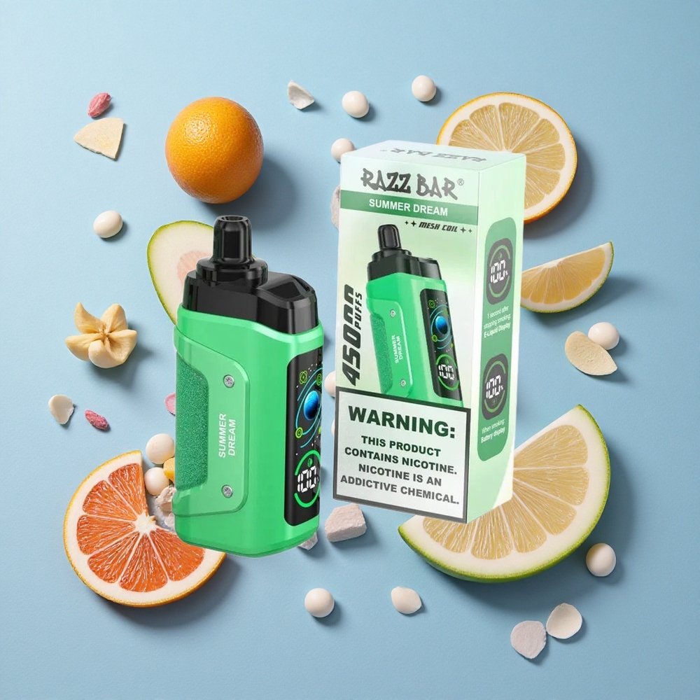 Razz Bar 45000 Puffs Sigaretta elettronica usa e getta Sogno Estivo con Bobina Mesh 1.0 Ohm