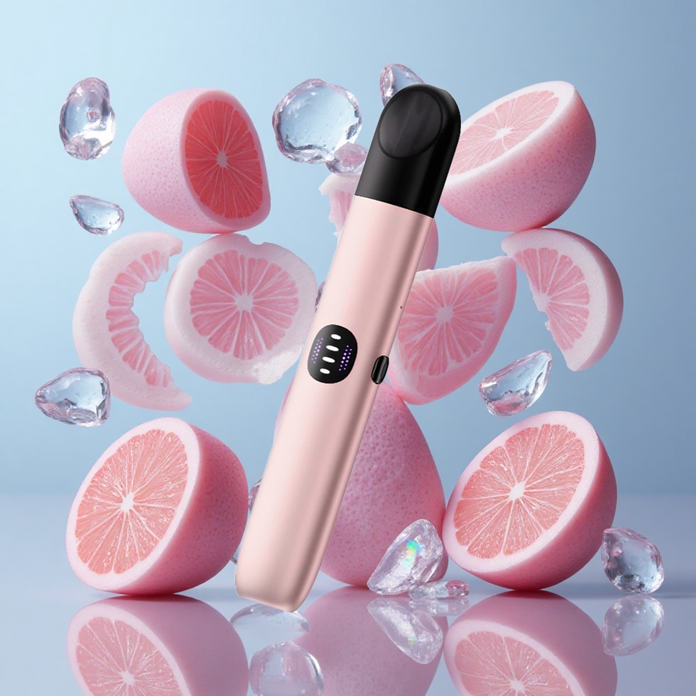 RELX Infinity 2 Dispositivo di Vapo con Capacità Pod 1,9 ml e Finitura Metallica Elegante - Rosa