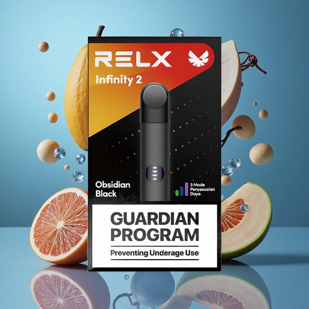 RELX Infinity 2 Vape Device Darkasteroid – Fino Metallo, Capacità Pod 1.9 ml