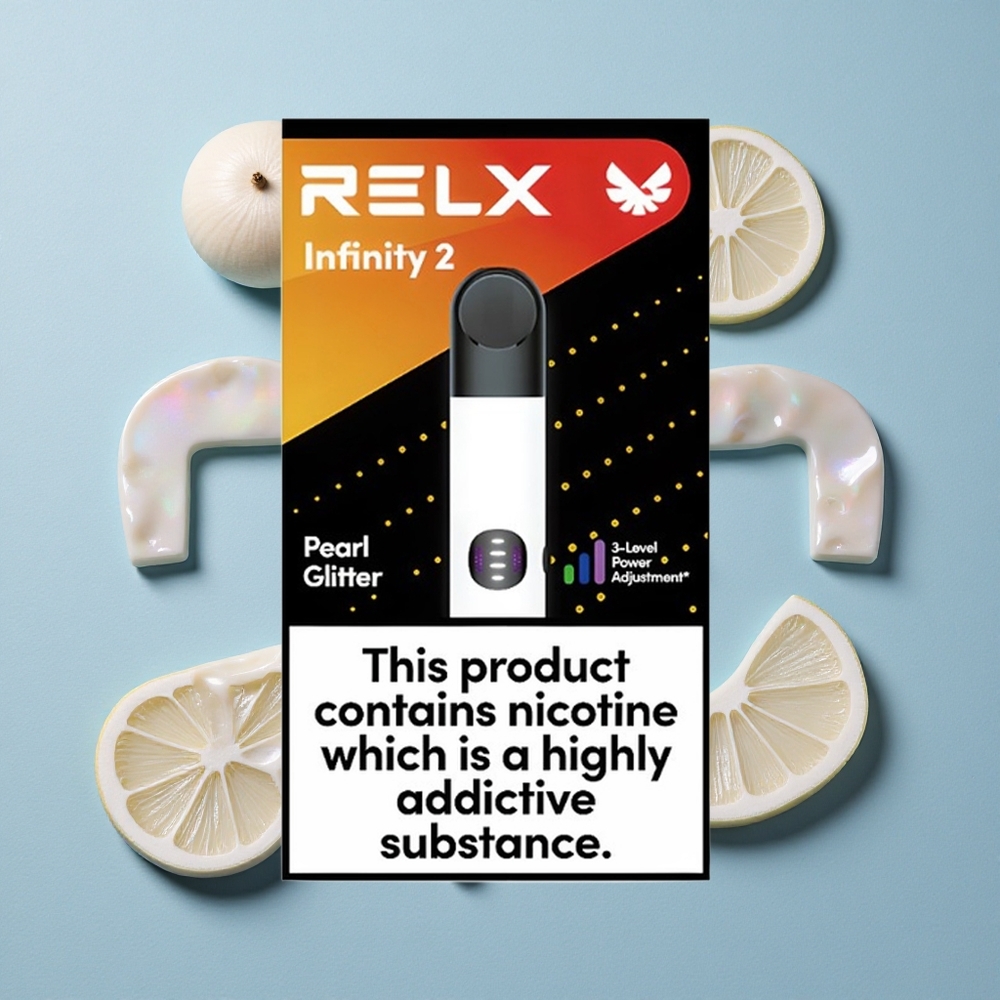 RELX Infinity 2 Vape Device Perla Polverizzata con Capacità Pod 1.9 ml e 600-650 Puffs