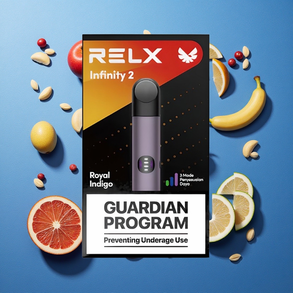 RELX Infinity 2 Vape Device Royal Indigo con Capacità Pod 1,9 ml e 600-650 Puffs