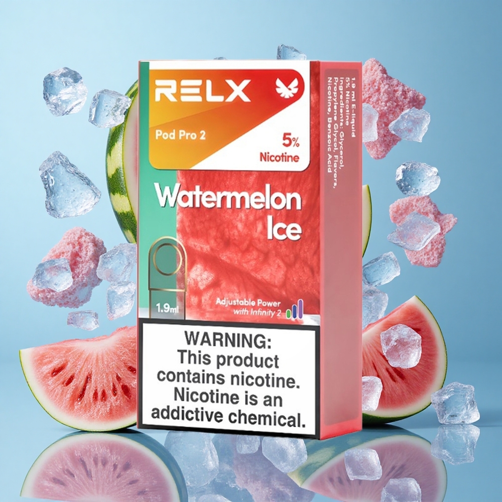 RELX Pod Pro 2 Anguria Ghiacciata con 5% Nicotina e 600 Puffs