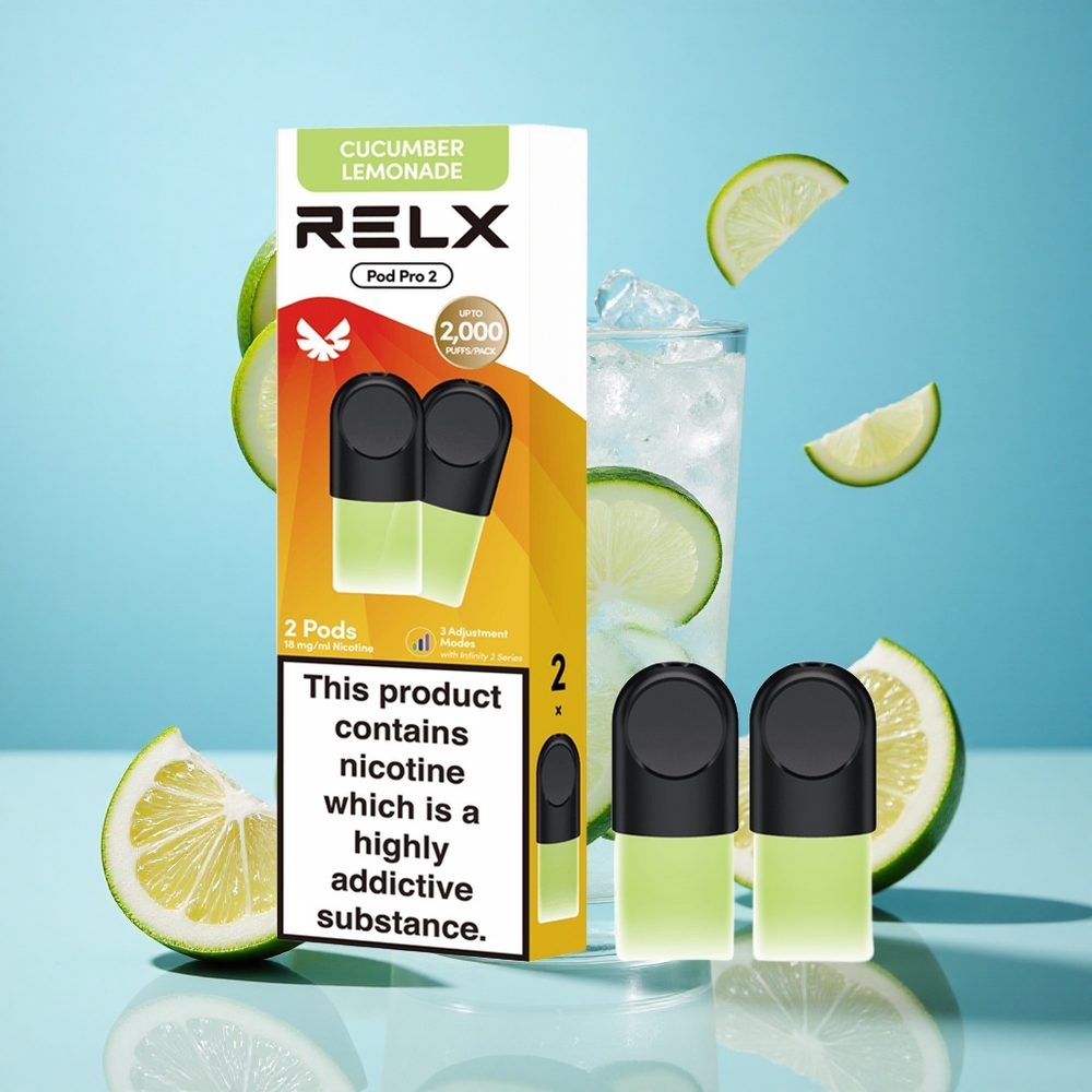 RELX Pod Pro 2 Bevanda-Cetriolo Limonata con 1,9ml e 600 Puffs