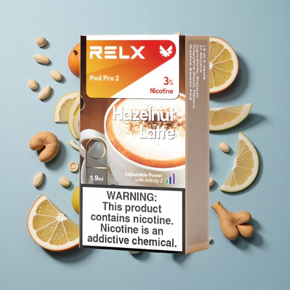 RELX Pod Pro 2 Caffè Nocciola con 600 Puffs e 1,9ml di capacità