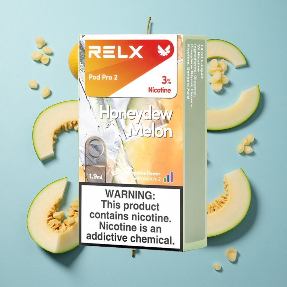 RELX Pod Pro 2 Melone Miele con 3% Nicotina e 600 Puffs
