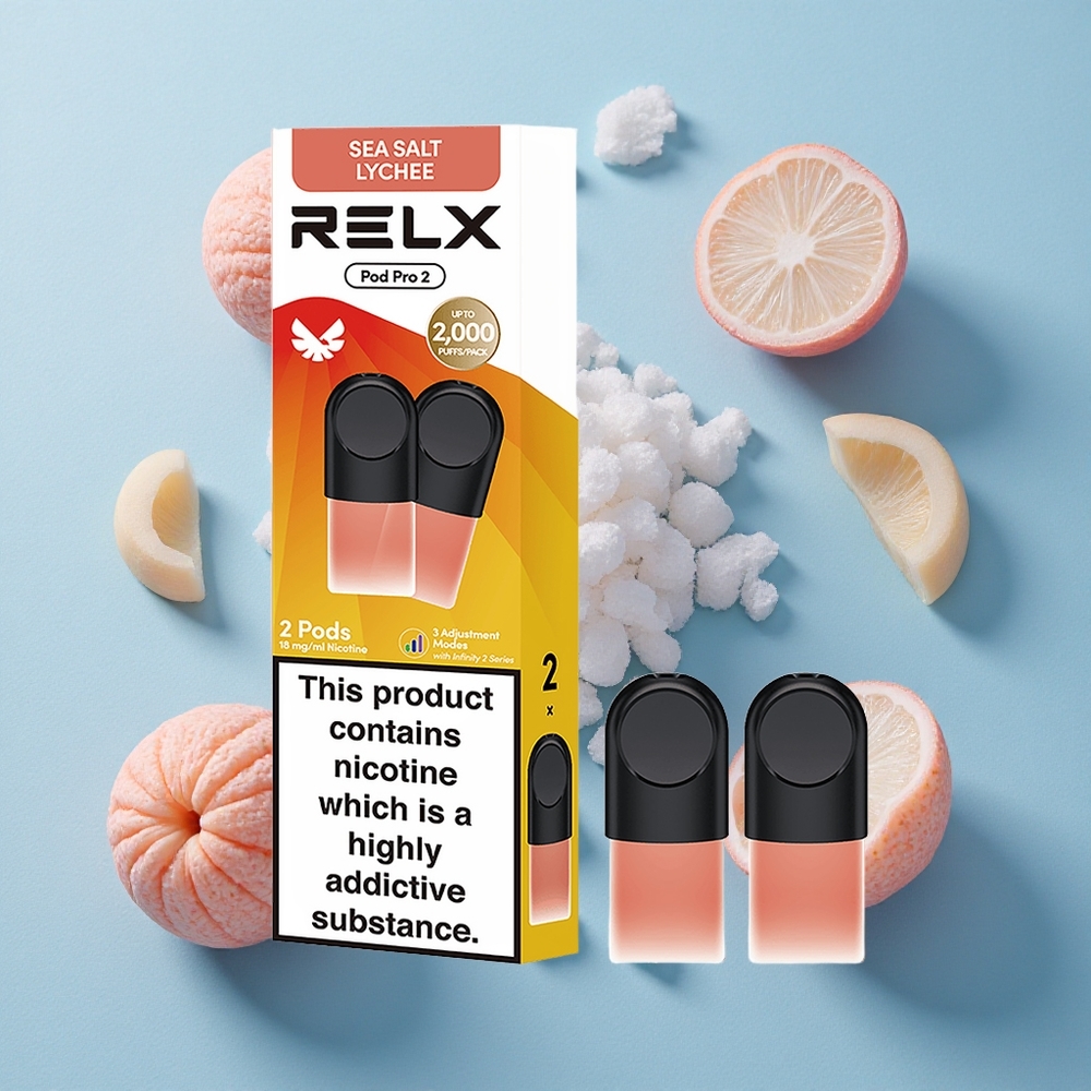 RELX Pod Pro 2 Sale Marino Litchi con 1,9ml e 600 Puffs