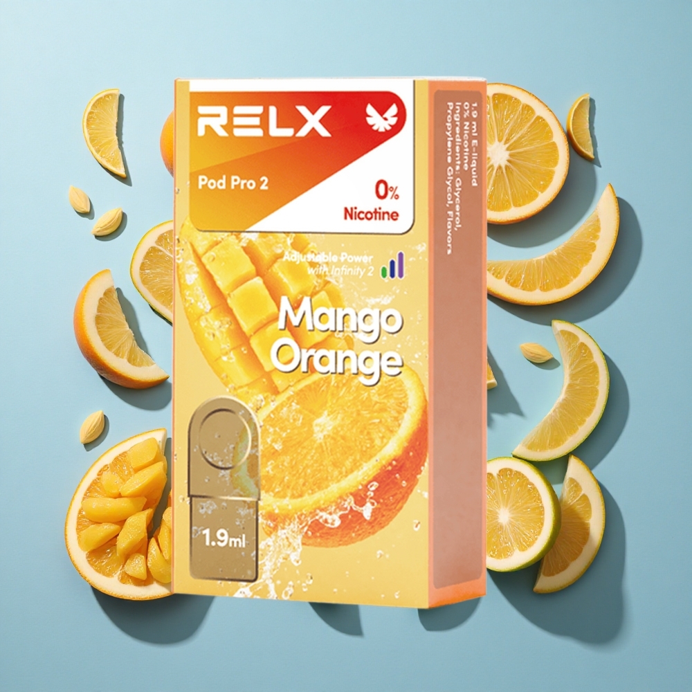 RELX Pod Pro 2 Senza Nicotina & Mango Arancia