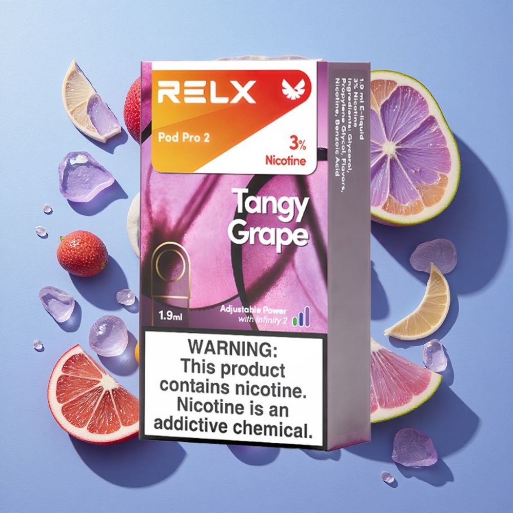 RELX Pod Pro 2 Uva Frizzante con 600 Puffs e 1.9ml Capacità