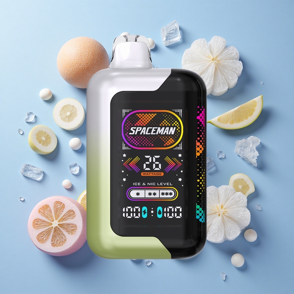 SMOK SPACEMAN SP40000 Sigaretta elettronica usa e getta Uva Bianca Ghiacciata con 40000 Puffs