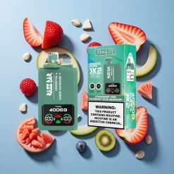 Razz Bar 40000 Puffs Display Potente Sigaretta elettronica usa e getta Fragola Kiwi_Mirtillo Lampone Acido