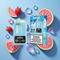 Razz Bar 40000 Puffs Display Potente Sigaretta elettronica usa e getta Mirtillo Ghiacciato-Anguria Gomma da Masticare