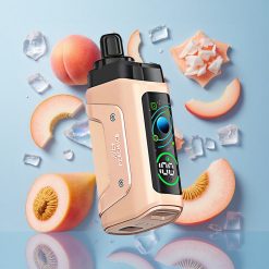 Razz Bar 45000 Puffs Sigaretta elettronica usa e getta Pesca Succosa Ghiacciata con Bobina Mesh 1.0 Ohm