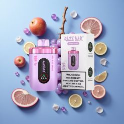 Razz Bar 50K Puffs Ricaricabile USB-C Sigaretta elettronica usa e getta Uva Red Bull