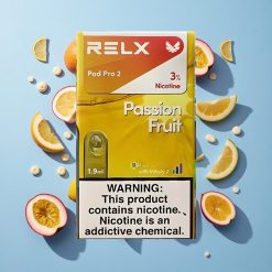 RELX Pod Pro 2 Frutto della Passione con 600 Puffs e 1.9ml capacità