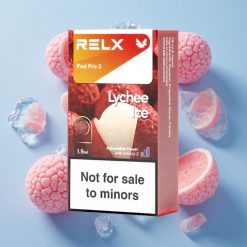 RELX Pod Pro 2 Senza Nicotina & 600 Puffs Gusto Ghiaccio Litchi
